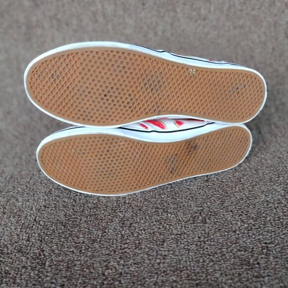 Vans low top canvas “Off the Wall”watermelon all over Sneakers Women’s Size 9.5 - Picture 6 of 7